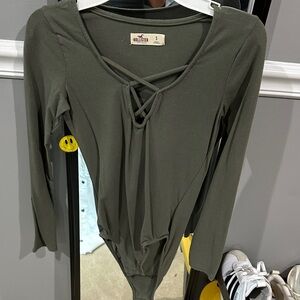 Hollister Olive Green Women's Top